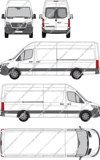 Mercedes-Benz Sprinter van/transporter, current (since 2018) (Merc_852)