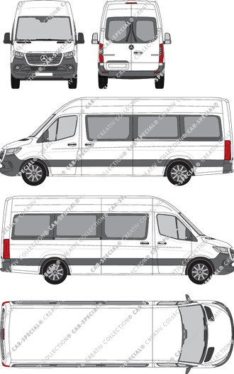 Mercedes-Benz Sprinter Tourer minibus, current (since 2018) (Merc_856)