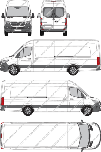 Mercedes-Benz Sprinter furgón, actual (desde 2018) (Merc_860)