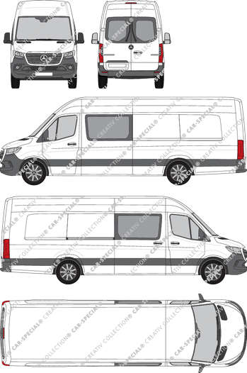 Mercedes-Benz Sprinter fourgon, actuel (depuis 2018) (Merc_861)