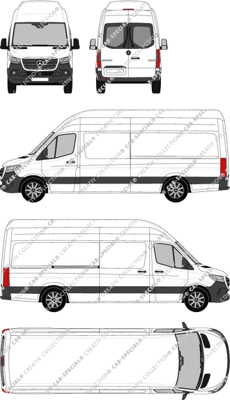 Mercedes-Benz Sprinter van/transporter, current (since 2018) (Merc_867)