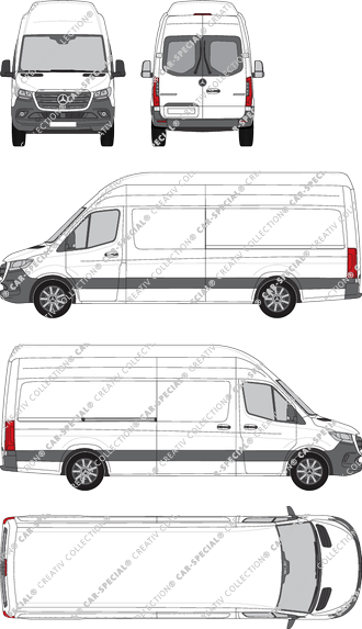 Mercedes-Benz Sprinter furgone, attuale (a partire da 2018) (Merc_867)