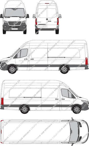 Mercedes-Benz Sprinter van/transporter, current (since 2018) (Merc_872)