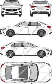 Mercedes-Benz A-Klasse, 2018–2023 (Merc_904)