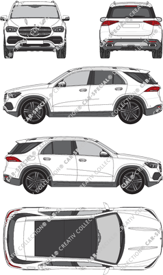 Mercedes-Benz GLE, 2018–2023 (Merc_907)