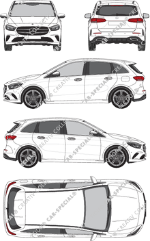 Mercedes-Benz B-Klasse, aktuell (seit 2018) (Merc_916)