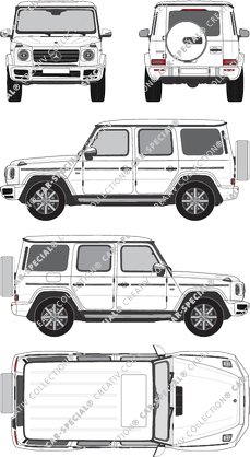 Mercedes-Benz G-Klasse, station wagon, 5 Doors (2018)