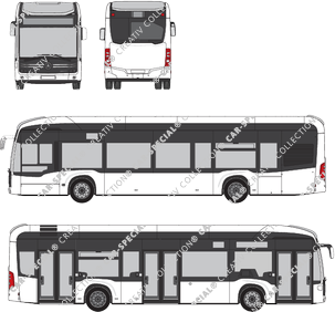 Mercedes-Benz Citaro bus, current (since 2019) (Merc_924)