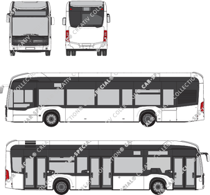 Mercedes-Benz Citaro eCitaro 628-631, bus, 3 Doors (2019)