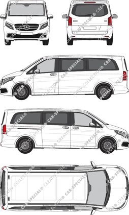 Mercedes-Benz V-Klasse Kleinbus, 2019–2023 (Merc_933)