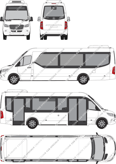 Mercedes-Benz Sprinter City 75, current (since 2018) (Merc_938)