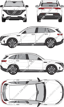 Mercedes-Benz EQC, attuale (a partire da 2019) (Merc_939)