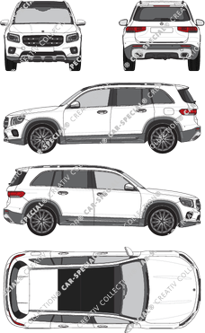 Mercedes-Benz GLB, attuale (a partire da 2019) (Merc_952)