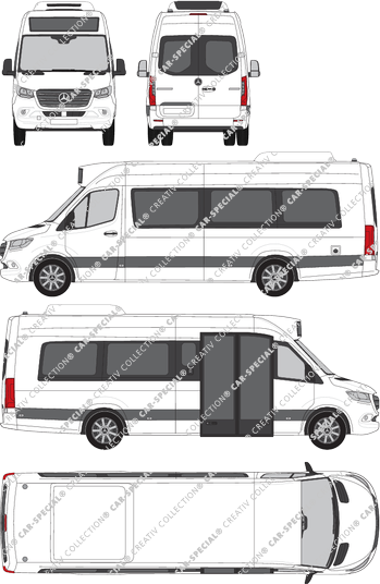 Mercedes-Benz Sprinter City 45 Kleinbus, aktuell (seit 2018) (Merc_963)