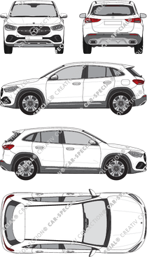 Mercedes-Benz GLA, actueel (sinds 2020) (Merc_964)