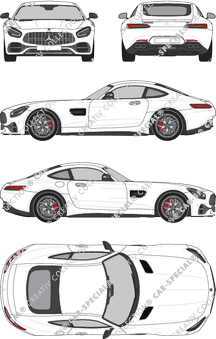 Mercedes-Benz AMG GT Coupé, actual (desde 2018) (Merc_965)