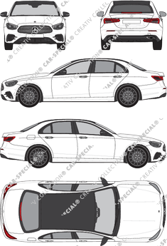 Mercedes-Benz E-Klasse AMG Line, limusina, 4 Doors (2020)