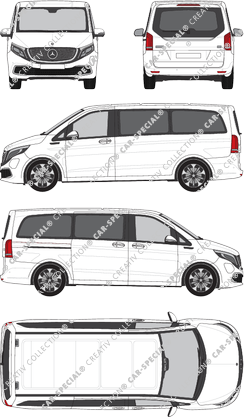 Mercedes-Benz EQV camionnette, 2020–2023 (Merc_975)