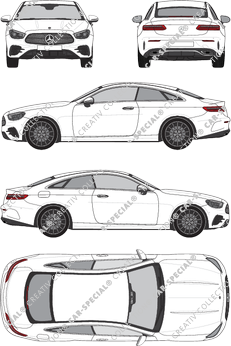 Mercedes-Benz E-Klasse Coupé, 2020–2023 (Merc_981)