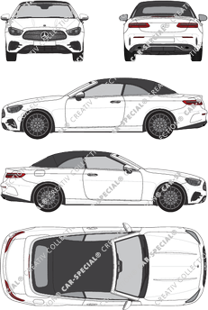 Mercedes-Benz E-Klasse AMG Line, Cabrio, 2 Doors (2020)