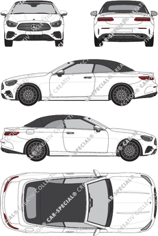 Mercedes-Benz E-Klasse AMG Line, Descapotable, 2 Doors (2020)