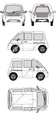 Mia Electric Mia, combi, 3 Doors (2012)