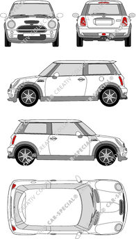 MINI Mini Cooper S, Kombilimousine, 3 Doors (2001)