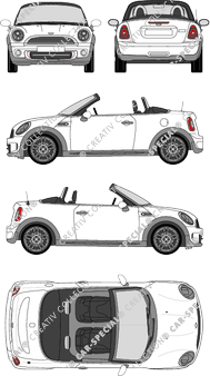 MINI Roadster Descapotable, 2012–2015 (Mini_015)
