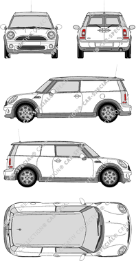 MINI Clubvan Station wagon, 2012–2014 (Mini_018)
