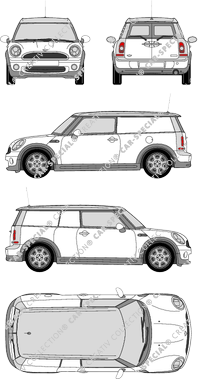 MINI Clubvan, personenvervoer, 3 Doors (2012)