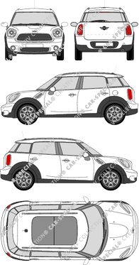 MINI Countryman personenvervoer, 2013–2017 (Mini_019)