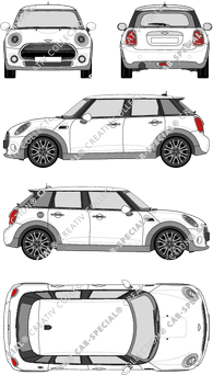 MINI Mini Cooper, Hayon, 5 Doors (2014)