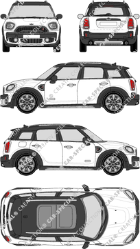 MINI Countryman Cooper S All4, S All4, Station wagon, 5 Doors (2017)