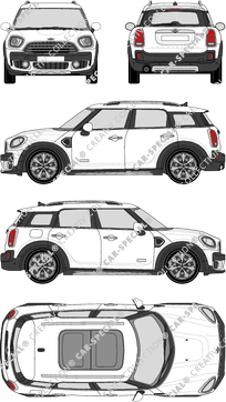 MINI Countryman Cooper All4, All4, station wagon, 5 Doors (2017)