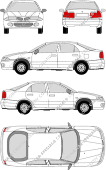 Mitsubishi Carisma, Hatchback, 5 Doors (1995)