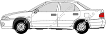 Mitsubishi Carisma berlina, 1996–1999