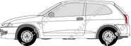Mitsubishi Colt Hatchback, 1996–2004