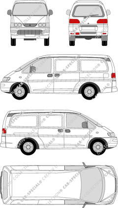 Mitsubishi L400 fourgon, 1994–2006 (Mits_017)