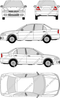Mitsubishi Lancer, 1996–1998 (Mits_018)