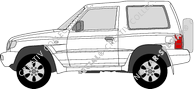 Mitsubishi Pajero station wagon, 1997–2000