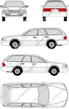 Mitsubishi Sigma station wagon (Mits_025)