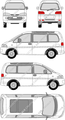 Mitsubishi Space Gear camionnette, 1994–2006 (Mits_026)