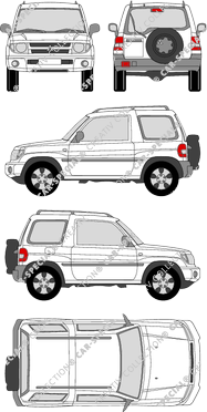 Mitsubishi Pajero Pinin GDI, Pinin GDI, Station wagon, 3 Doors