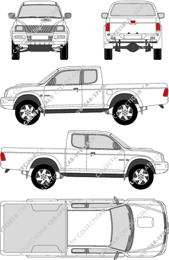 Mitsubishi L200 Magnum, Magnum, Club Cab, Pick-up, cabina singola, estesa (2006)