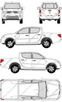 Mitsubishi L200, 2011–2015 (Mits_054)