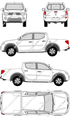 Mitsubishi L200, 2011–2015 (Mits_055)
