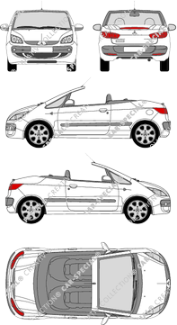 Mitsubishi Colt CZC, CZC, Cabrio, 2 Doors (2006)