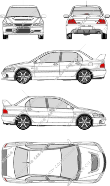 Mitsubishi Lancer, 2006–2007 (Mits_063)