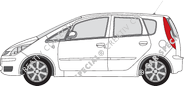 Mitsubishi Colt Hatchback, 2007–2008