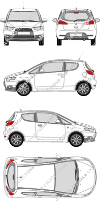 Mitsubishi Colt, 2008–2012 (Mits_070)